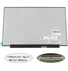 Матриця 13.3" N133GCA-GQ1 Rev C1 (2560*1600, 40pin(eDP, 300cd/m2 100% sRGB), LED, SLIM(без вушок та планок), матова, роз'єм справа внизу) для ноутбука