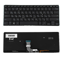 Клавіатура для ноутбука ASUS (B1400 series) rus, black, без фрейму, підсвічування клавіш NBB-121845