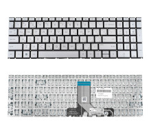 Клавіатура для ноутбука HP (Pavilion: 15-EG, 15-EH) rus, silver, без фрейму (ОРИГИНАЛ) NBB-121906