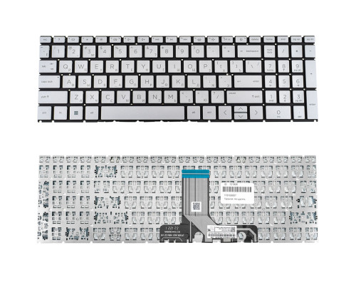 Клавіатура для ноутбука HP (Pavilion: 15-EG, 15-EH) rus, silver, без фрейму (ОРИГИНАЛ)