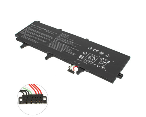 Батарея для ноутбука ASUS C41N1802 (Zephyrus: GX701GX, GX701GW, GX701GV) 15.4V 4935mAh 76Wh Black (0B200-03140100) NBB-124607