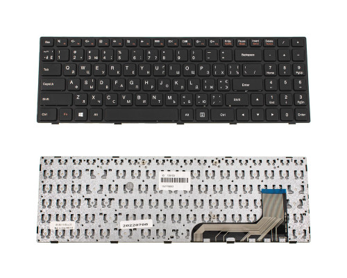 Клавіатура для ноутбука LENOVO (IdeaPad 100-15IBY) ukr, black NBB-128153