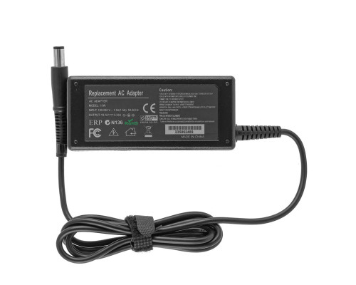 Блок живлення для ноутбука HP 19.5V, 3.33A, 65W, 7.4*5.0-PIN, (Replacement AC Adapter) black (без кабелю!) NBB-128957