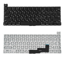 Клавіатура для ноутбука APPLE (MacBook Pro: A2338 (2020)) rus, black, без підсвічування