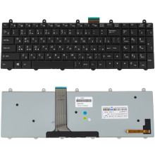 Клавіатура для ноутбука MSI (GT780, GT783) rus, black, підсвітка клавіш (RGB) (ОРИГИНАЛ) NBB-135094