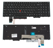 Клавиатура для ноутбука LENOVO (ThinkPad: P15, P17 gen 2) rus, black, подсветка клавиш (ОРИГИНАЛ)