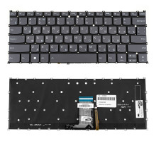 Клавіатура для ноутбука LENOVO (Yoga 7 14IRL8) rus, black, без кадру, підсвічування клавіш NBB-137338