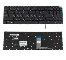 Клавіатура для ноутбука ASUS (K6602 series) rus, black, без кадру, підсвічування клавіш (ОРИГІНАЛ)