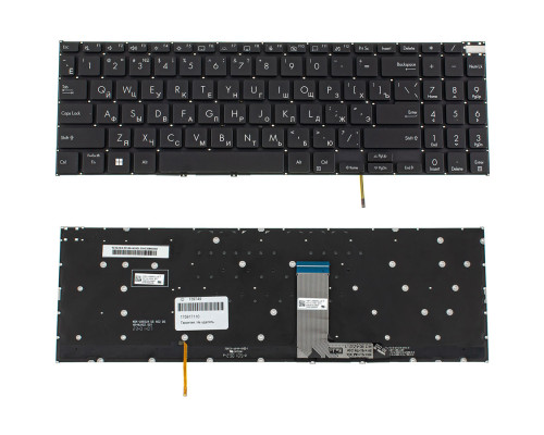 Клавіатура для ноутбука ASUS (K6602 series) rus, black, без кадру, підсвічування клавіш (ОРИГІНАЛ) NBB-139749