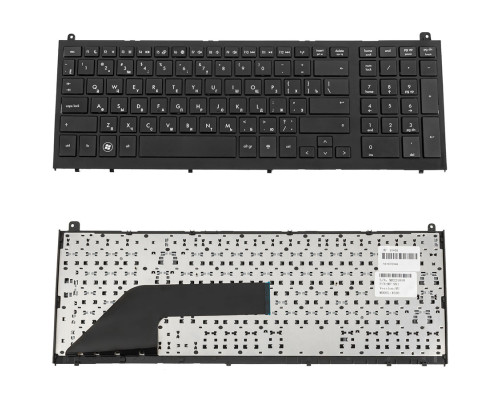 Клавіатура для ноутбука HP (ProBook: 4520, 4520S, 4525, 4525S) rus, black, з фреймом NBB-31458