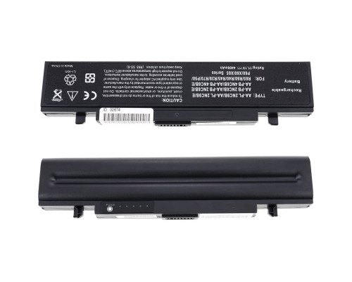 Батарея для ноутбука Samsung AA-PB4NC6B (P50, P60, R39, R40, R45, R60, R65, R70, Q210, R460, R510) 11.1V 4400mAh Black NBB-32674