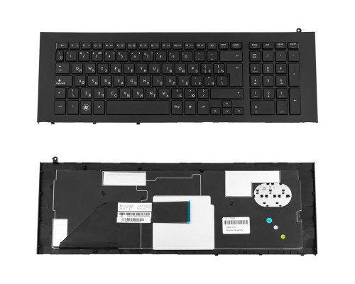 Клавіатура для ноутбука HP (ProBook: 4720, 4720S) rus, black, з фреймом NBB-32969