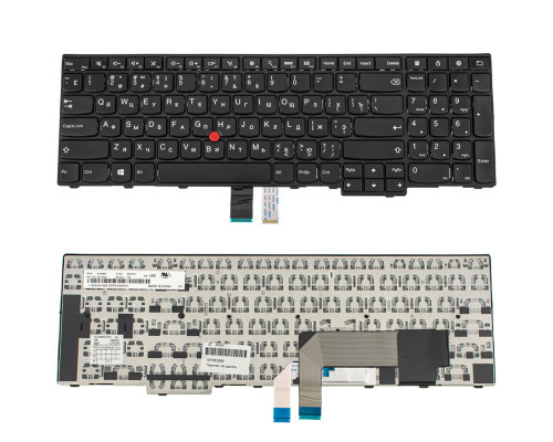 Клавіатура для ноутбука LENOVO (ThinkPad Edge: E531, E540) rus, black NBB-40041