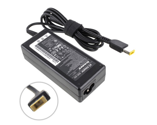 Блок живлення для ноутбука LENOVO 20V, 3.25A, 65W, USB+pin (Square 5 Pin DC Plug), black (без кабеля!) NBB-44938