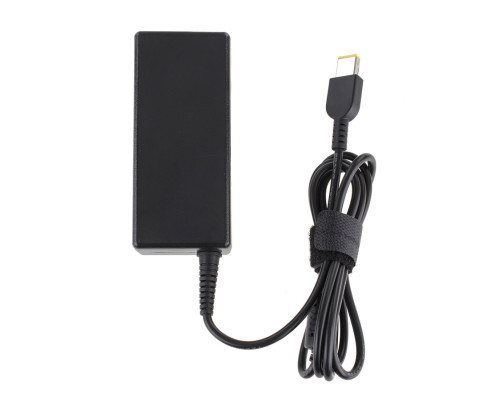 Блок живлення для ноутбука LENOVO 20V, 3.25A, 65W, USB+pin (Square 5 Pin DC Plug), black (без кабеля!) NBB-44938