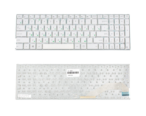 Клавіатура для ноутбука ASUS (X540 series) rus, white, без фрейма NBB-56934