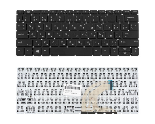 Клавіатура для ноутбука HP (ProBook: 430 G6, 430 G7) rus, black, без фрейма NBB-82038