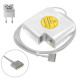 Оригінальний блок живлення для ноутбука APPLE MagSafe2 20V, 4.25A, 85W, White (з євро-адаптером),Т-подібний роз'єм MagSafe2 NBB-82165