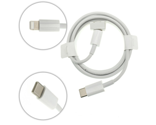 Оригінальний блок живлення для APPLE TYPE-C 18W, white (для iPhone, iPad, с кабелем TYPE-C) NBB-83548