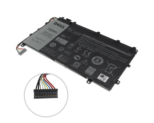 Оригінальна батарея для ноутбука DELL 271J9 (Latitude 7350 Series) 11.1V 30Wh Black (GWV47) NBB-83694