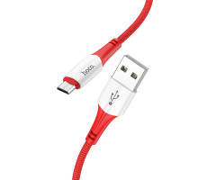 Кабель USB Hoco X70 Ferry Micro 2.4A Колір Червоний 6931474760463