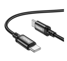 Кабель USB Hoco X89 Wind 60W Type-C to Type-C Колір Чорний 6931474784384