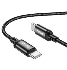 Кабель USB Hoco X89 Wind 60W Type-C to Type-C Колір Чорний 6931474784384