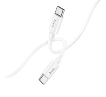 Кабель USB Hoco X87 Magic silicone 60W Type-C to Type-C Колір Бiлий 6931474783264