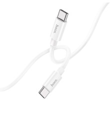 Кабель USB Hoco X87 Magic silicone 60W Type-C to Type-C Колір Бiлий 6931474783264