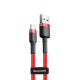 Кабель Baseus Cafule Lightning Cable 2A (3m) red 2001000108565 6953156296299