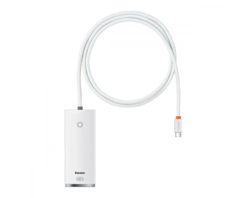 USB-Хаб Baseus Lite Series 4-in-1 (Type-C to USB 3.0*4 ) (1m) white