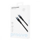 Кабель Proove Light Silicone Type-C to Type-C 60W (1m) black