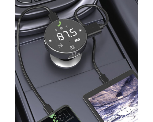 АЗП Proove FM Launcher Sound Sync 30W (PD+QC3.0) Type-C+USB gray 2001001422257 6900111430922