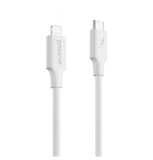 Кабель Proove Striped Silicone Type-C to Lightning (1m) white 2001001957506 6901114336068