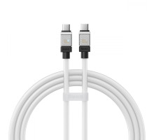 Кабель Baseus CoolPlay Series Fast Charging Type-C to Type-C 100W (1m) white 2001001257347 6932172626655