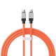 Кабель Baseus CoolPlay Series Fast Charging Type-C to Type-C 100W (1m) orange