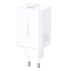 МЗП Baseus EnerFill FE11 Fast Charger 100W ( 2Type-C+USB ) white 2003000310627 6932172690649