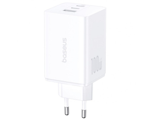 МЗП Baseus EnerFill FE11 Fast Charger 100W ( 2Type-C+USB ) white 2003000310627 6932172690649