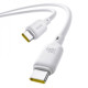 Кабель Baseus Silky Series Fast Charging Type-C to Type-C 100W (2m) white 2003000229295 6932172668853
