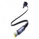 АЗП Baseus Enjoyment Max 60W (Retractable 2xType-C Cables) black 2003000288872 6932172682576