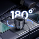 АЗП Baseus Enjoyment Max 60W (Retractable 2xType-C Cables) black 2003000288872 6932172682576