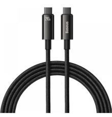 Кабель Baseus Tungsten Gold Fast Charging Type-C to Type-C 240W (2m) black 2001001041717 6932172628833