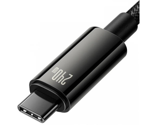 Кабель Baseus Tungsten Gold Fast Charging Type-C to Type-C 240W (2m) black 2001001041717 6932172628833