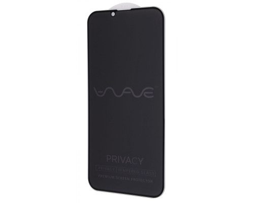 Захисне скло WAVE Privacy iPhone 13/13 Pro/14 black