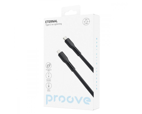 Кабель Proove Eternal Type-C to Lightning 27W (1m) white 2001001965297 6901117989933