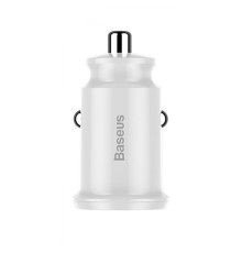 АЗП Baseus Grain 3.1A 2USB white