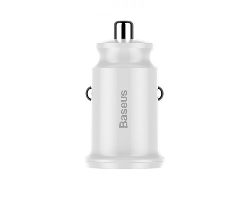 АЗП Baseus Grain 3.1A 2USB white