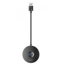 USB-Хаб Baseus Round Box USB to USB 3.0 + 3USB 2.0. black