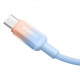 Кабель Baseus Discolor Series Fast Charging Type-C to Type-C 100W (1m) blue 2003000197853 6932172668273