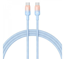 Кабель Baseus Discolor Series Fast Charging Type-C to Type-C 100W (1m) blue 2003000197853 6932172668273
